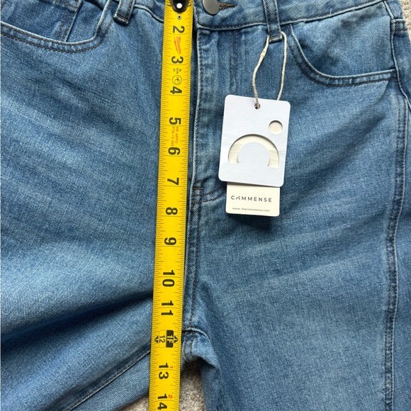 Commense Light Blue High-Rise Wide Leg Jeans - Picture 7 of 9